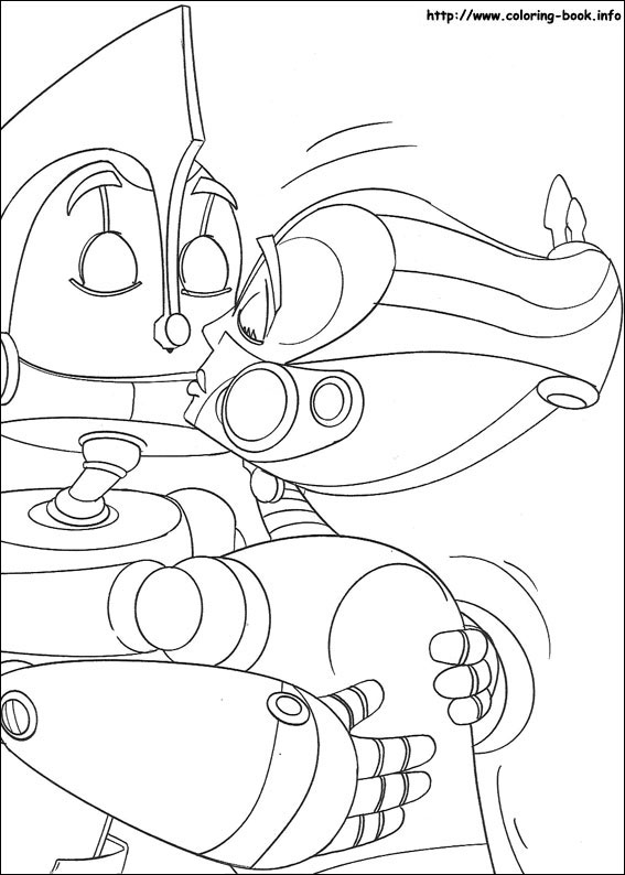 Roboty kolorowanki